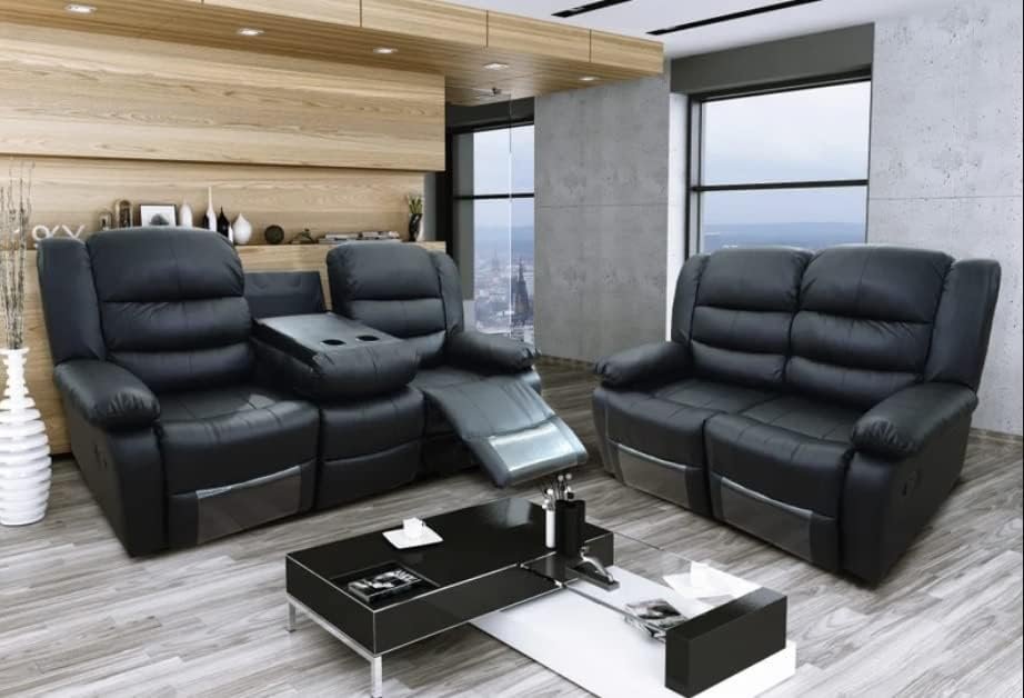 MNS Leather Recliner Sofa - Image 4