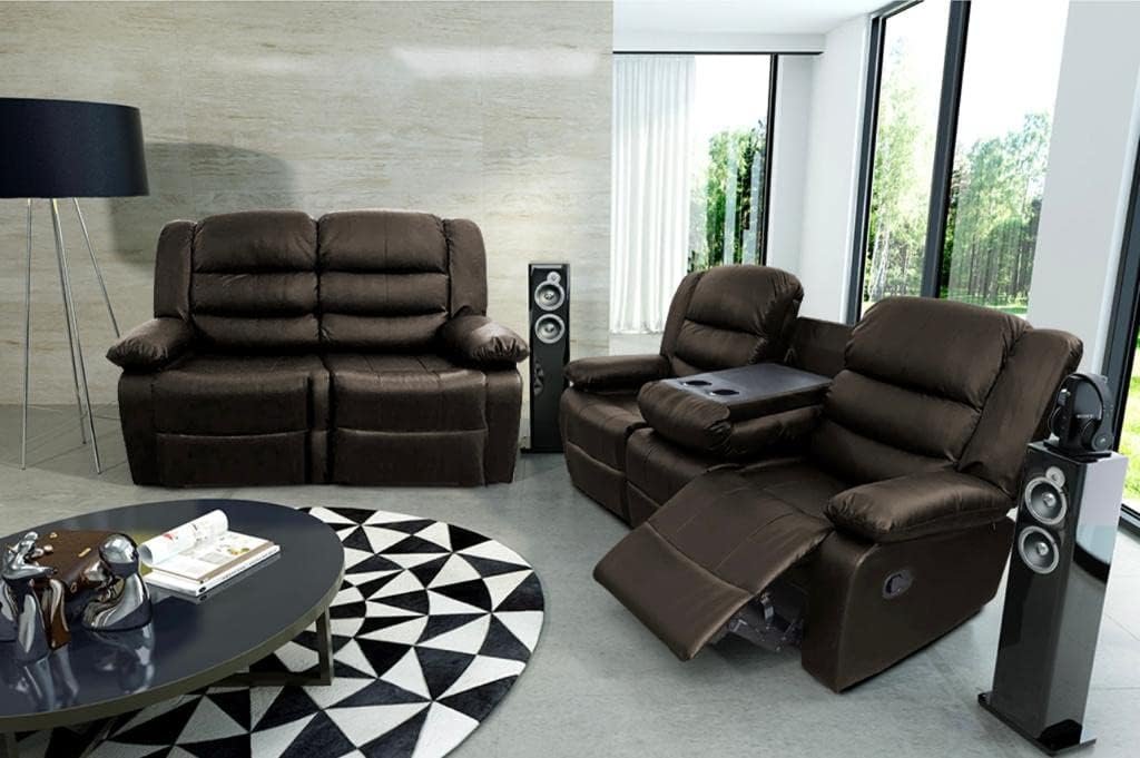 MNS Leather Recliner Sofa - Image 3