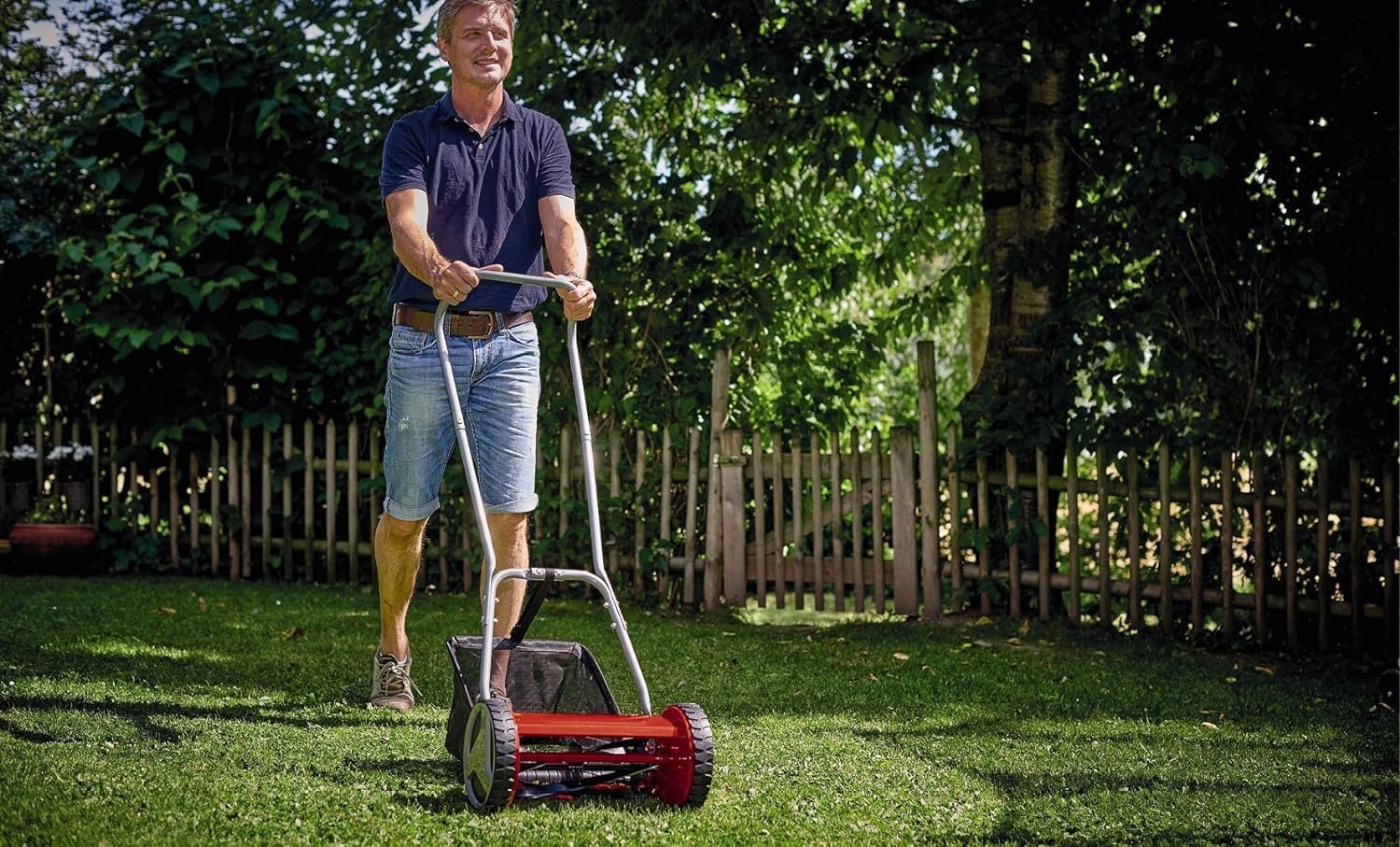 Einhell Hand Push Lawnmower - Image 4